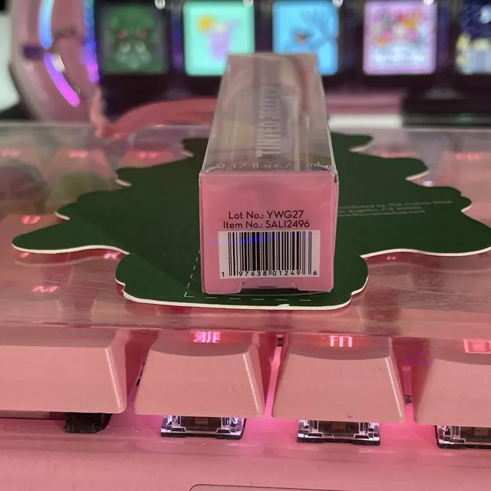 The Creme Shop Hello Kitty Christmas Lip Oil Tinted Jelly Crystal Rose Sanrio